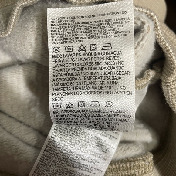 Hurley Kids Tan Waffle Knit Sweatshirt & Joggers Set. - Picture 14 of 14